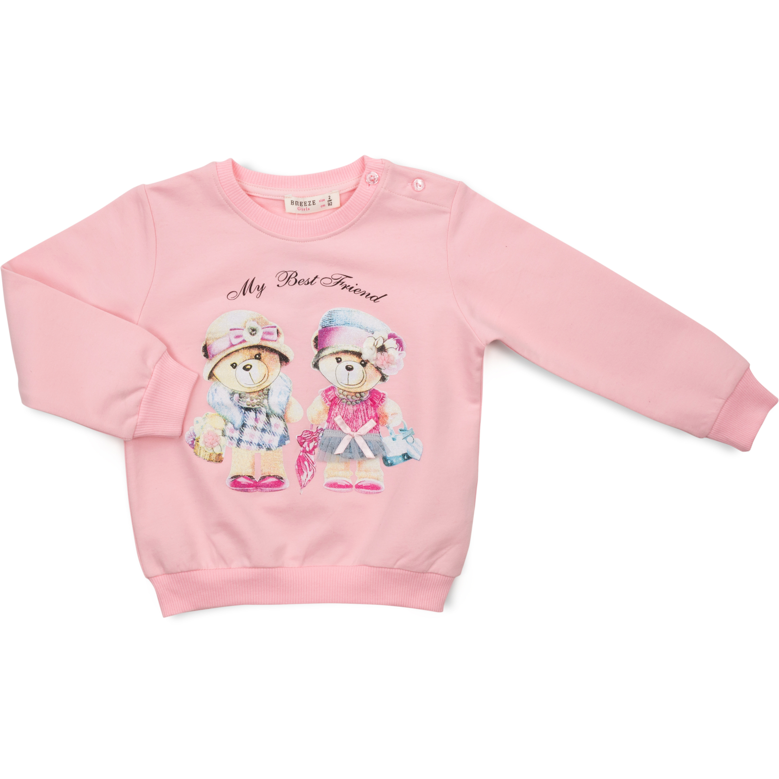 Набір дитячого одягу Breeze з ведмедиками (16102-104G-pink) зображення 2