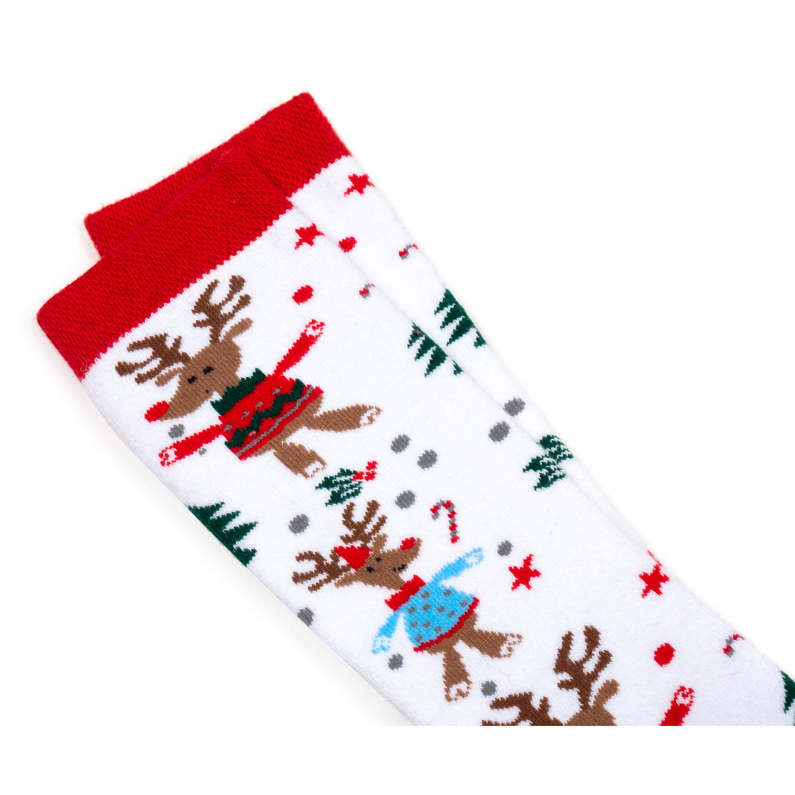 Шкарпетки дитячі BNM махрові новорічні (M1C0501-0035-5-white) зображення 2