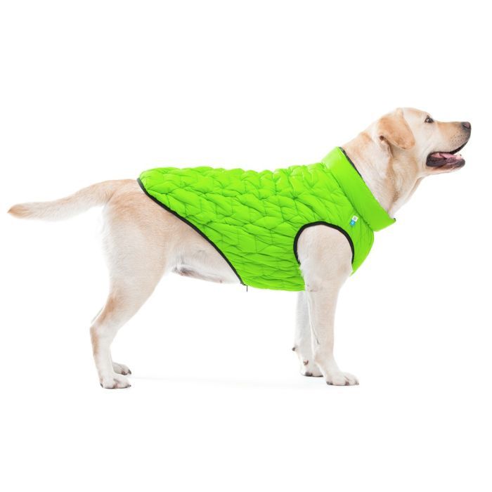 Курточка для тварин Collar AiryVest UNI двостороння L 55 салатово-чорна (2570) зображення 4