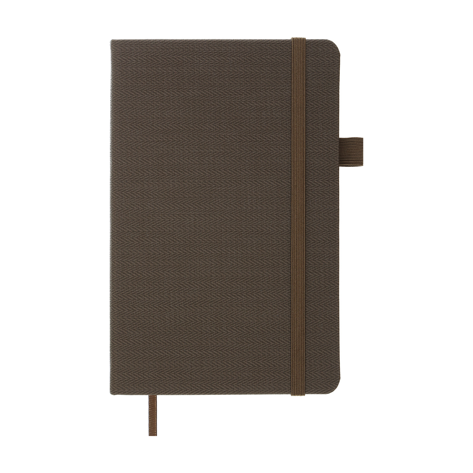 Книга записна Buromax Tweed 125x195 мм 96 аркушів в лінію обкладинка зі штучної шкіри Сіра (BM.291263-09) зображення 2
