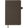 Книга записная Buromax Tweed 125x195 мм 96 листов в линию обложка из искусственной кожи Серая (BM.291263-09) изображение 2
