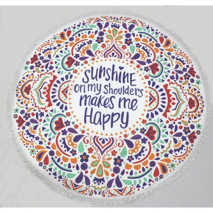Полотенце MirSon пляжное №5073 Summer Time Sunshine 150x150 см (2200003947816) изображение 2
