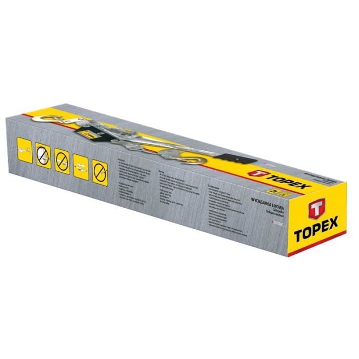 Лебедка Topex канатна TOPEX, з храповим гальмом, 2т (97X080) изображение 2