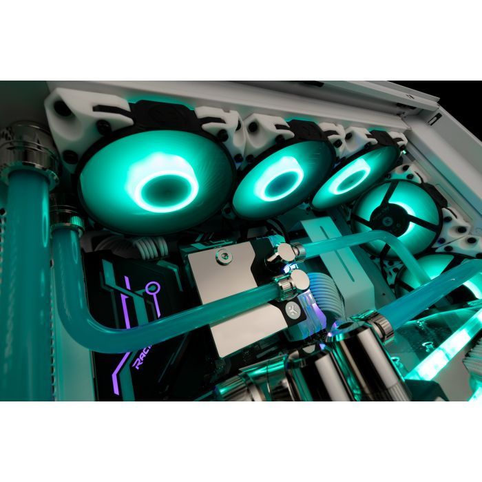 Водоблок Ekwb EK-Quantum Velocity DDC 4.2 PWM D-RGB - 1700 Nickel + Plexi (3831109897539) изображение 3