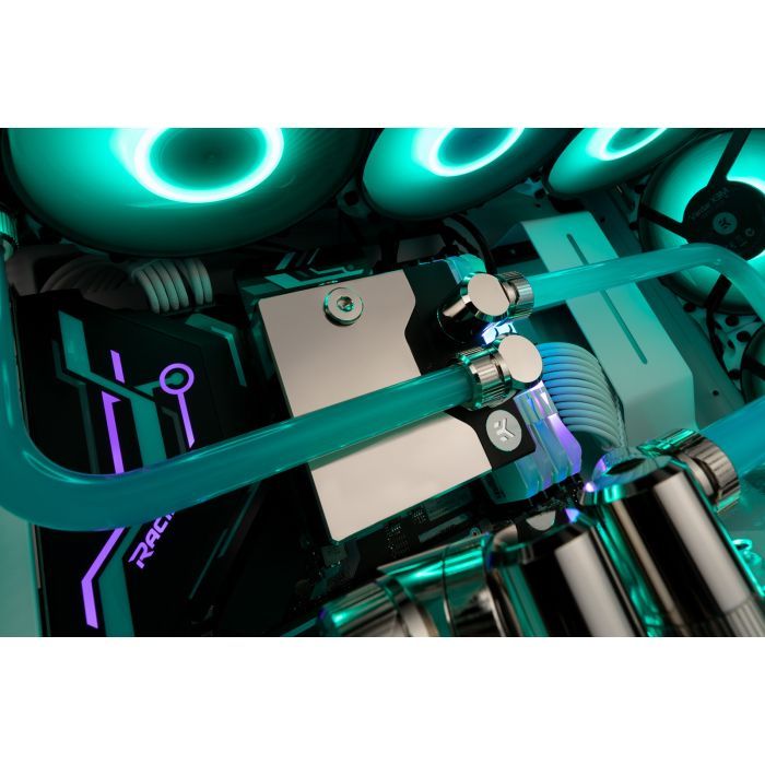 Водоблок Ekwb EK-Quantum Velocity DDC 4.2 PWM D-RGB - 1700 Nickel + Plexi (3831109897539) изображение 4