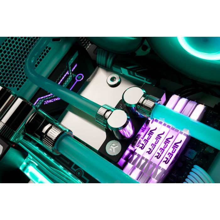 Водоблок Ekwb EK-Quantum Velocity DDC 4.2 PWM D-RGB - 1700 Nickel + Plexi (3831109897539) изображение 6