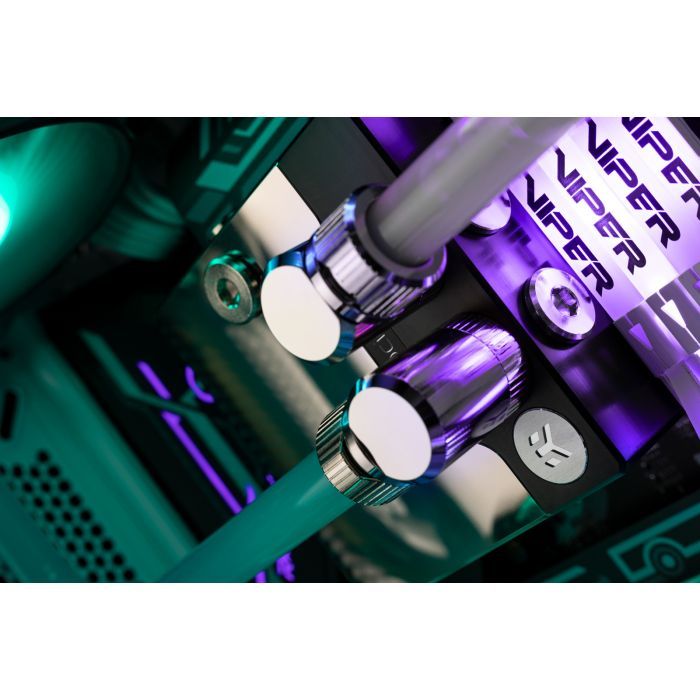 Водоблок Ekwb EK-Quantum Velocity DDC 4.2 PWM D-RGB - 1700 Nickel + Plexi (3831109897539) изображение 7