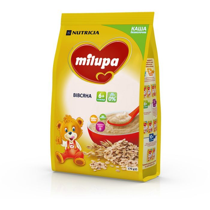 Детская каша Milupa безмолочная Овсяная 170 г (5900852930089) изображение 12