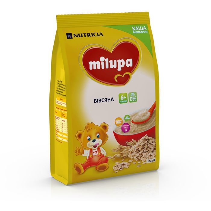 Детская каша Milupa безмолочная Овсяная 170 г (5900852930089) изображение 6