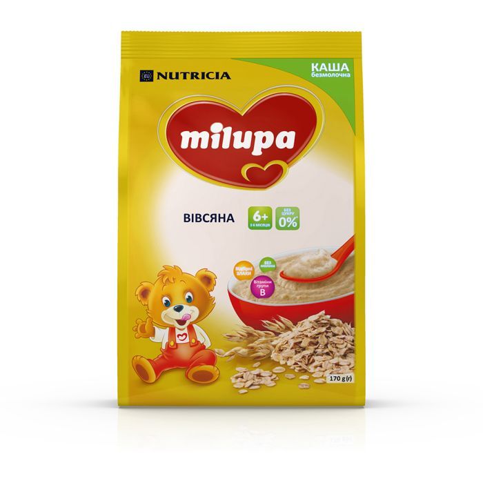 Детская каша Milupa безмолочная Овсяная 170 г (5900852930089) изображение 8