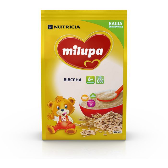 Детская каша Milupa безмолочная Овсяная 170 г (5900852930089) изображение 9