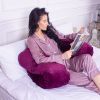 Подушка MirSon для вагітних та відпочинку U-подібна 8021 Velvet Line (2200006178538) зображення 6
