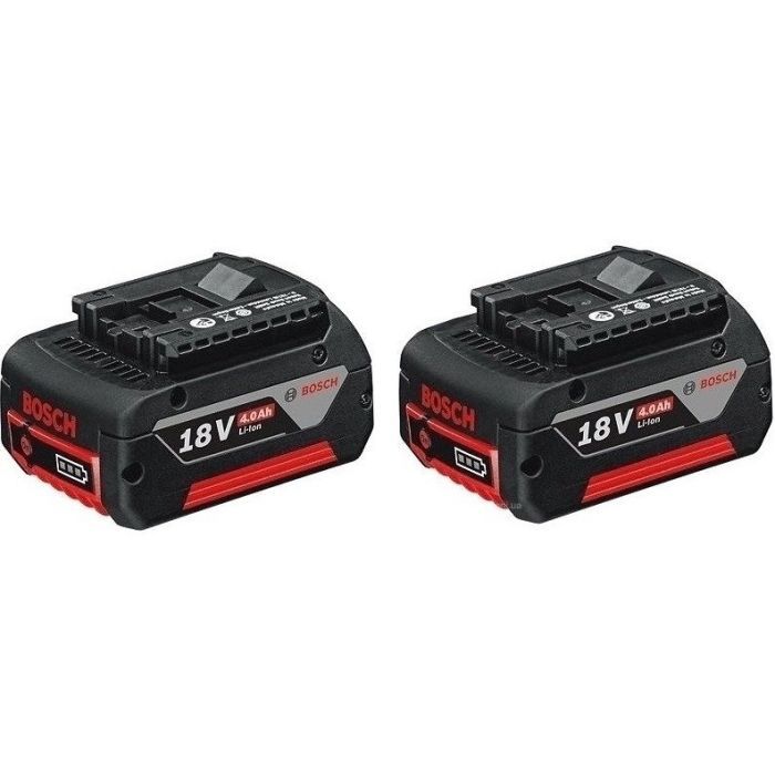 Набор аккумулятор + зарядное устройство Bosch 2xGBA 18Вх4.0Ah + GAL 18V-40 (1.600.A01.9S0) изображение 3