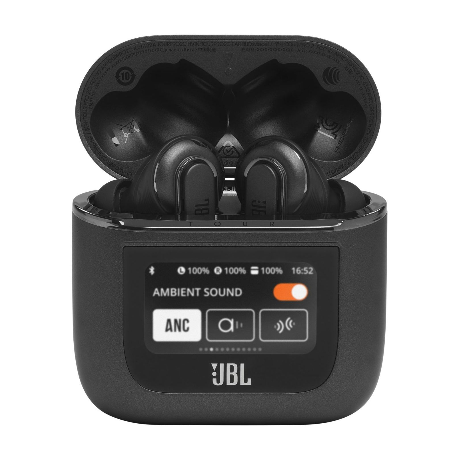 Навушники JBL Tour Pro 2 TWS Black (JBLTOURPRO2BLK) зображення 5