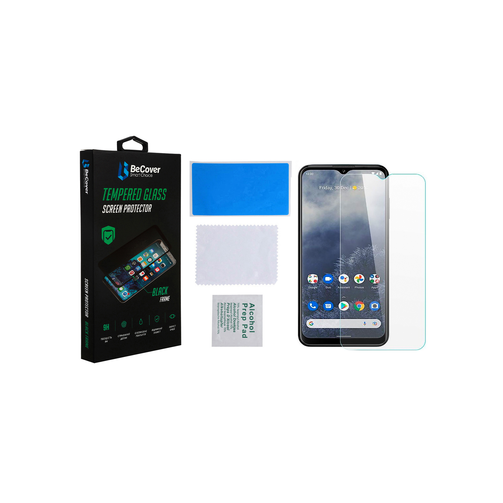 Скло захисне BeCover Nokia G60 5G 3D Crystal Clear Glass (708547) зображення 3