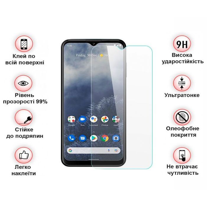 Стекло защитное BeCover Nokia G60 5G 3D Crystal Clear Glass (708547) изображение 4