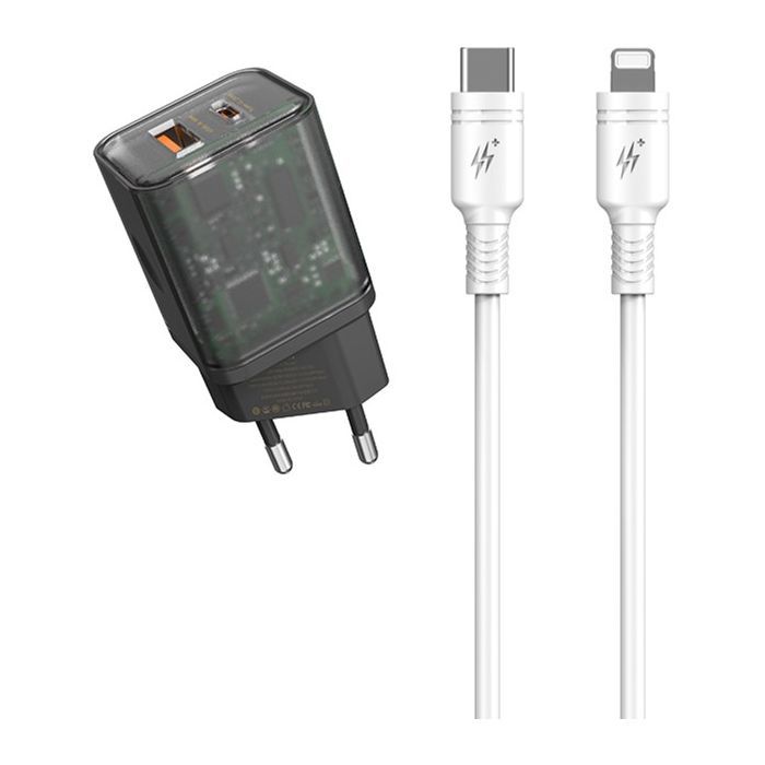 Зарядний пристрій Proda Xinrui A62 Fast Cherge 20W + Quick Charge (PD-A62-BK)
