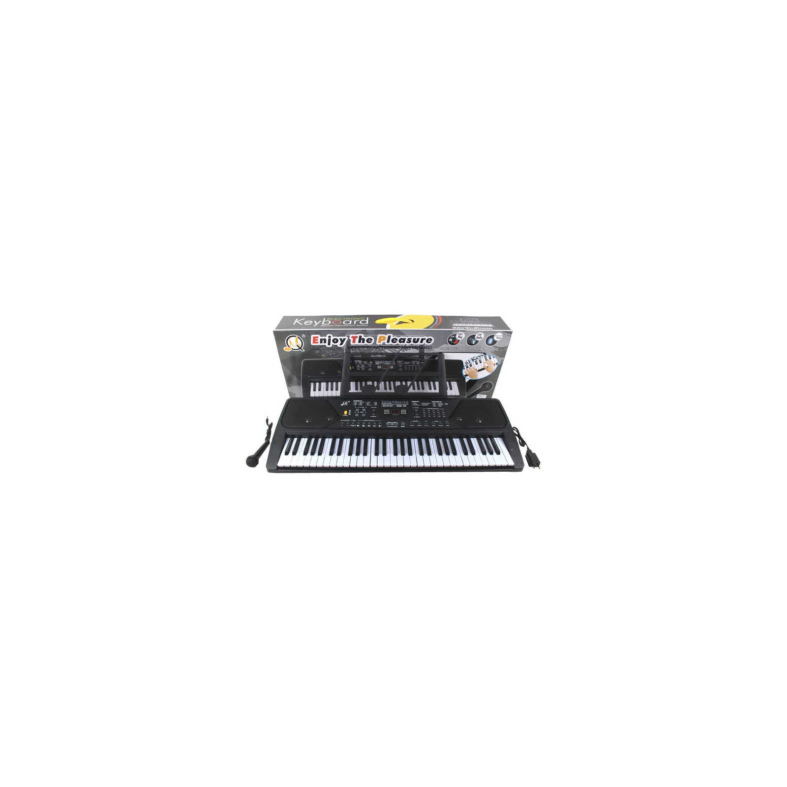Музыкальная игрушка MQ Синтезатор с микрофоном, 61 клавиша (MQ021UF)