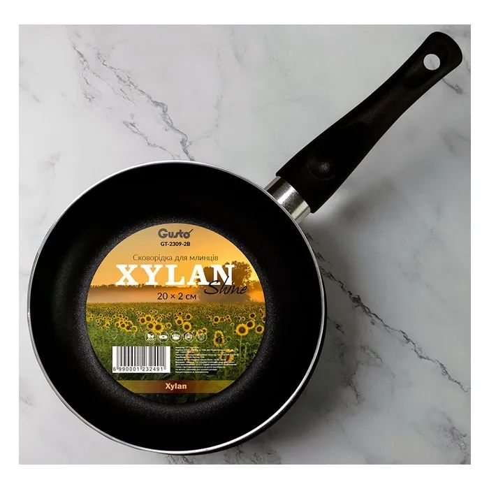 Сковорода Gusto Xylan Shine Blini 20 x 2 cм (GT-2309-2B) зображення 3