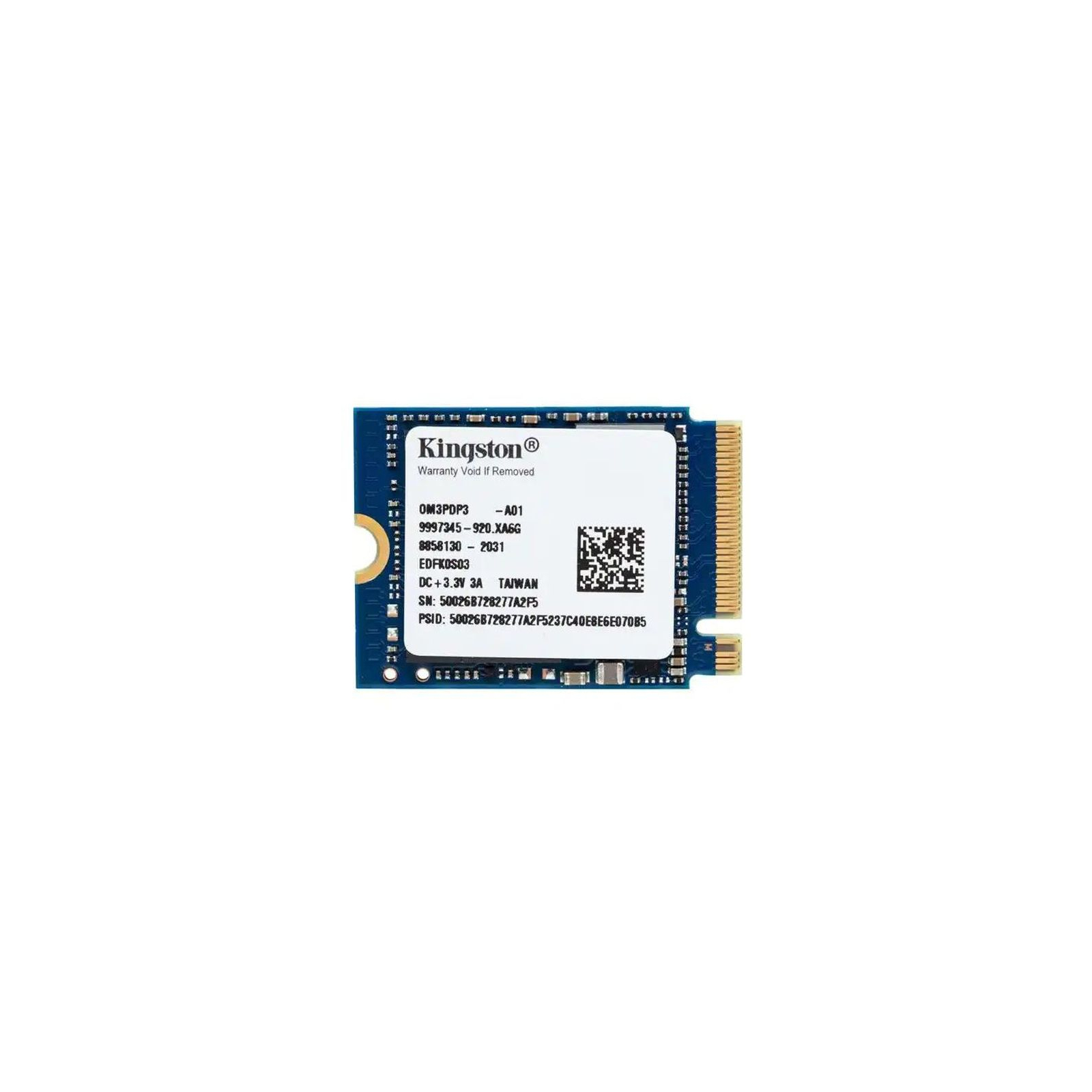 Накопитель SSD M.2 2230 512GB Kingston (OM3PDP3512B-A01)