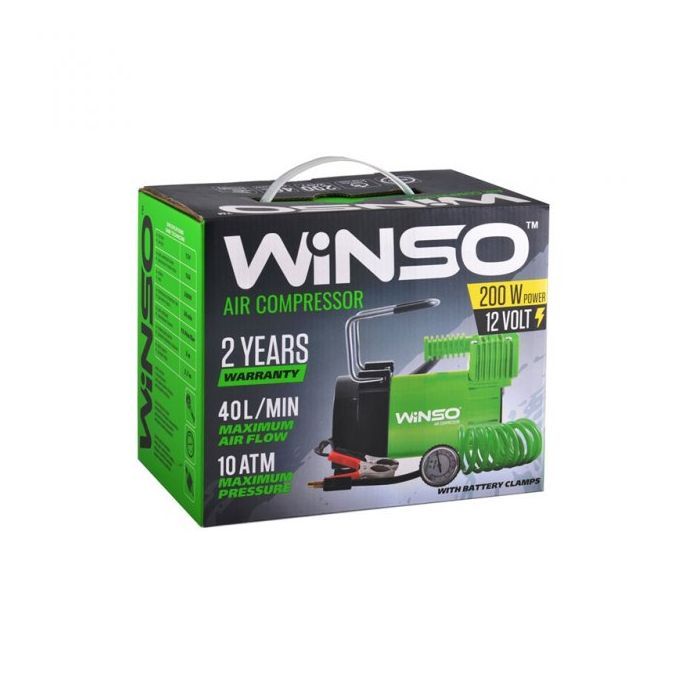 Автомобільний компресор WINSO 10 Атм, 40 л/мин (126000) зображення 4
