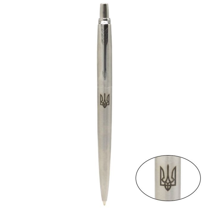 Ручка кулькова Parker JOTTER 17 UKRAINE SS CT BP Тризуб (16132_TR) зображення 2