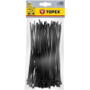 Стяжка Topex черная, 3.6x200 мм, пластик, 100 шт. (44E976)
