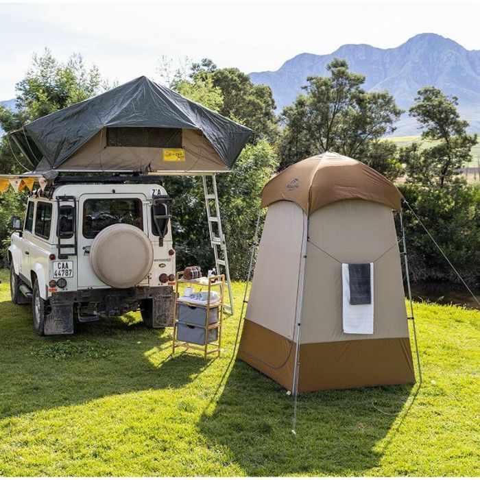 Палатка Naturehike NH21ZP005 (душ/туалет) Коричневий (6927595779088) изображение 2