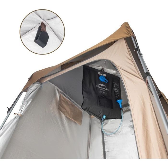 Палатка Naturehike NH21ZP005 (душ/туалет) Коричневий (6927595779088) изображение 6