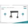 Дата кабель USB 2.0 AM to USB-C 1.0m (0.32m) spiral black Digitus (AK-300430-006-S) зображення 6