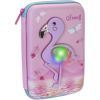 Пенал Cool For School LED 1 отделение с органайзером розовый (QT-5758-Pink)
