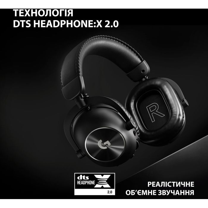 Наушники Logitech G Pro X 2 Lightspeed Wireless Black (981-001263) изображение 8