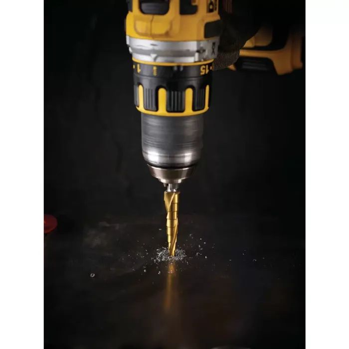 Сверло DeWALT по металлу EXTREME IMPACT, ступенчатое, HSS-G, 6-18 мм, D=6,35 мм (DT5027) изображение 3