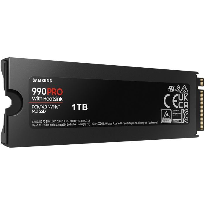 Накопитель SSD M.2 2280 1TB 990 PRO with Heatsink Samsung (MZ-V9P1T0CW) изображение 6