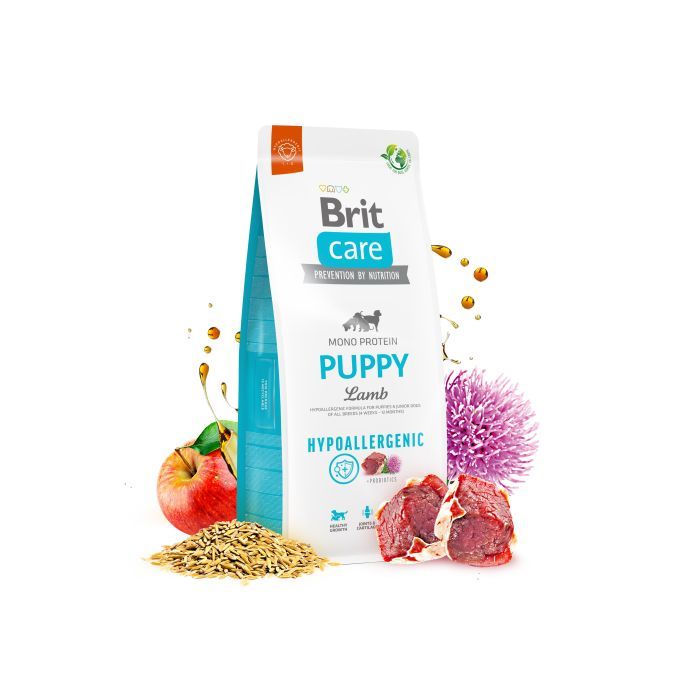 Сухой корм для собак Brit Care Dog Hypoallergenic Puppy с ягненком 3 кг (8595602558964) изображение 2