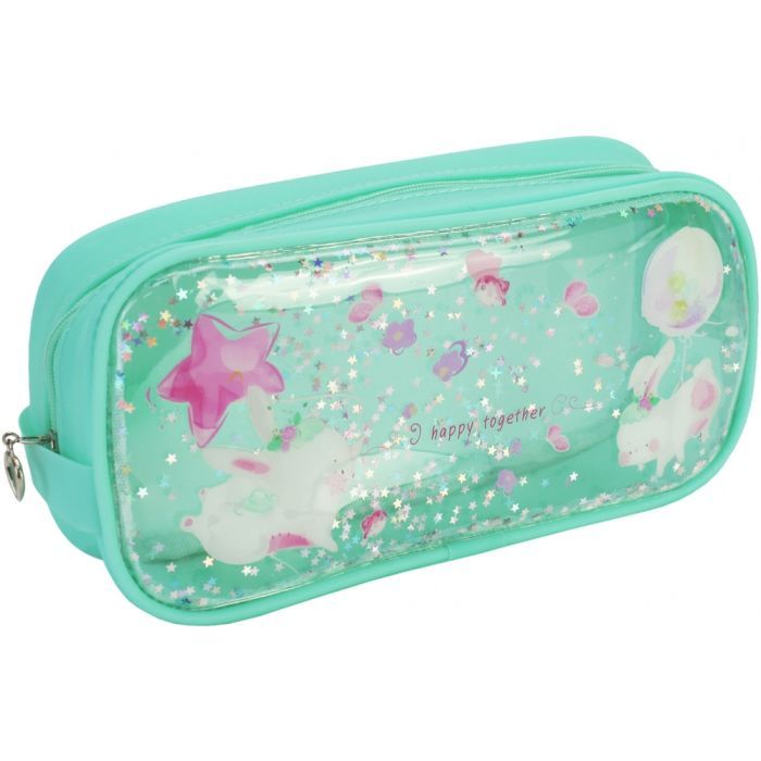 Пенал Cool For School 1 отделение Бирюзовый (CF87224)