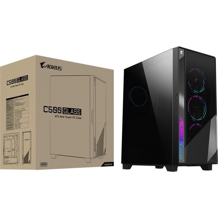Корпус GIGABYTE AORUS C500 GLASS изображение 11