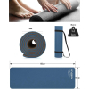 Коврик для йоги PowerPlay 4150 TPE Premium Performance Mat 183 х 61 х 0.6 см Бузковий (PP_4150_Blue) изображение 7