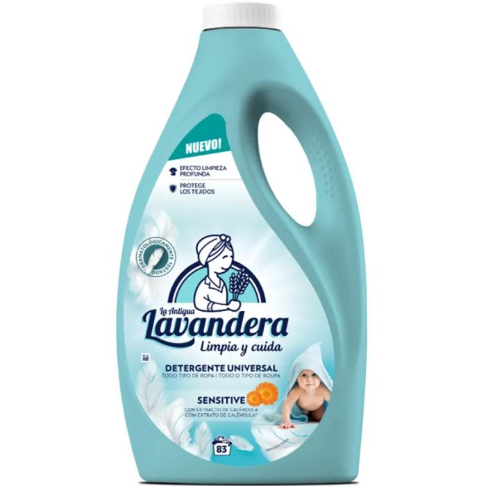 Гель для стирки La Antigua Lavandera Sensitive для детского белья 2.49 л (8435495829485)