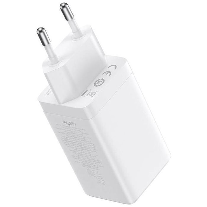 Зарядное устройство Baseus 65W GaN5 Pro 2C+U(CCGP120202 ) white (960194) изображение 2