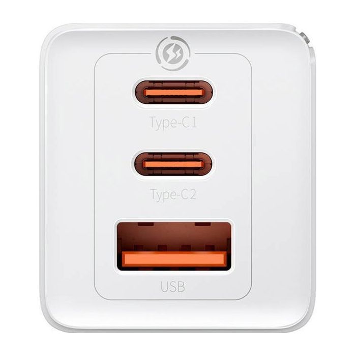 Зарядное устройство Baseus 65W GaN5 Pro 2C+U(CCGP120202 ) white (960194) изображение 5