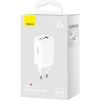 Зарядное устройство Baseus 65W GaN5 Pro 2C+U(CCGP120202 ) white (960194) изображение 6