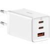 Зарядное устройство Baseus 65W GaN5 Pro 2C+U(CCGP120202 ) white (960194)