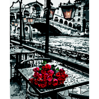 Photos - Painting ZiBi Картина по номерам  Червоні троянди 40*50 см ART Line  ZB.64 (ZB.64194)