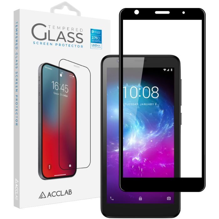 Скло захисне ACCLAB Full Glue ZTE Blade L8 (1283126508899)