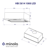 Витяжка кухонна Minola HBI 5614 BL 1000 LED зображення 10