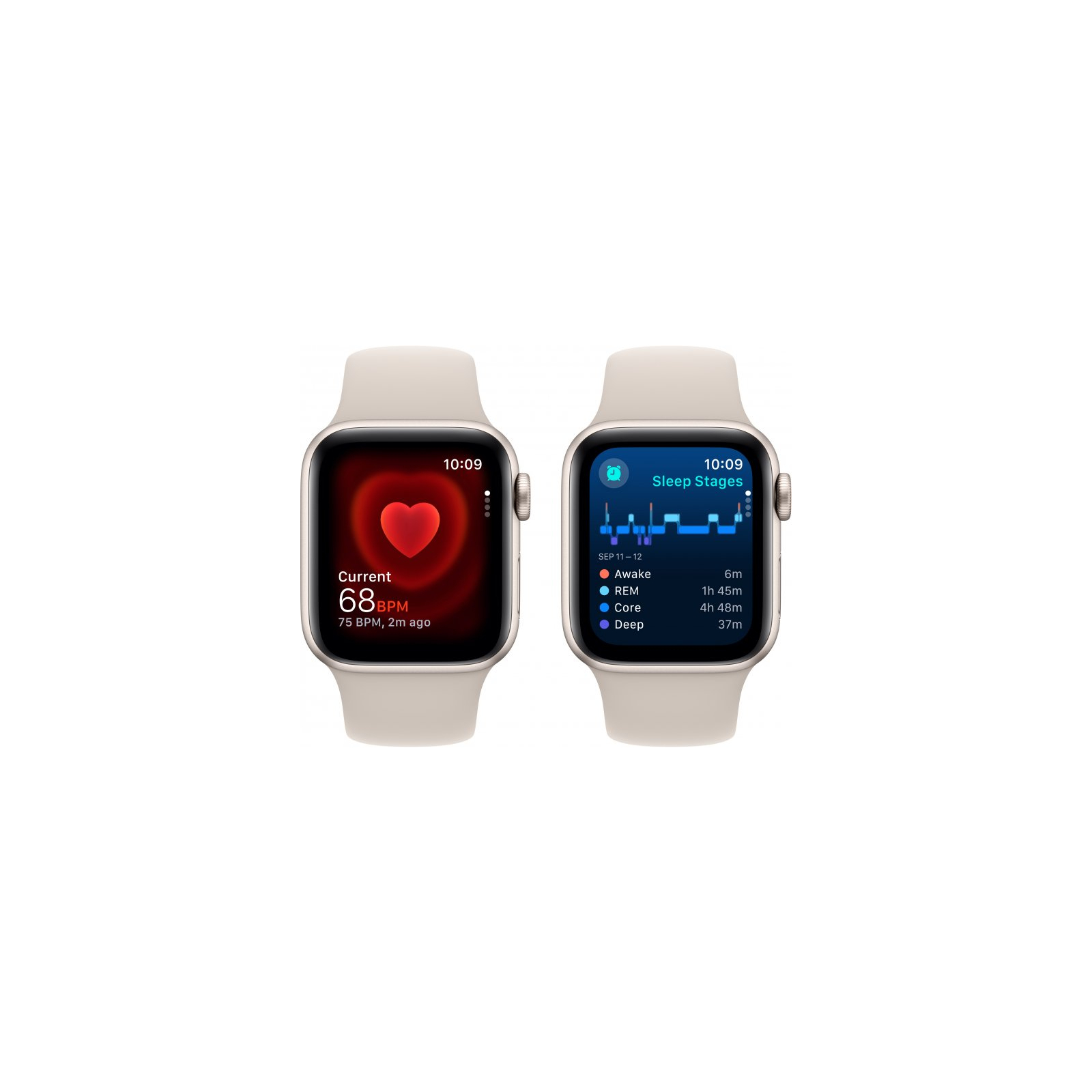Смарт-часы Apple Watch SE 2023 GPS 40mm Midnight Aluminium Case with Midnight Sport Band - S/M (MR9X3QP/A) изображение 5