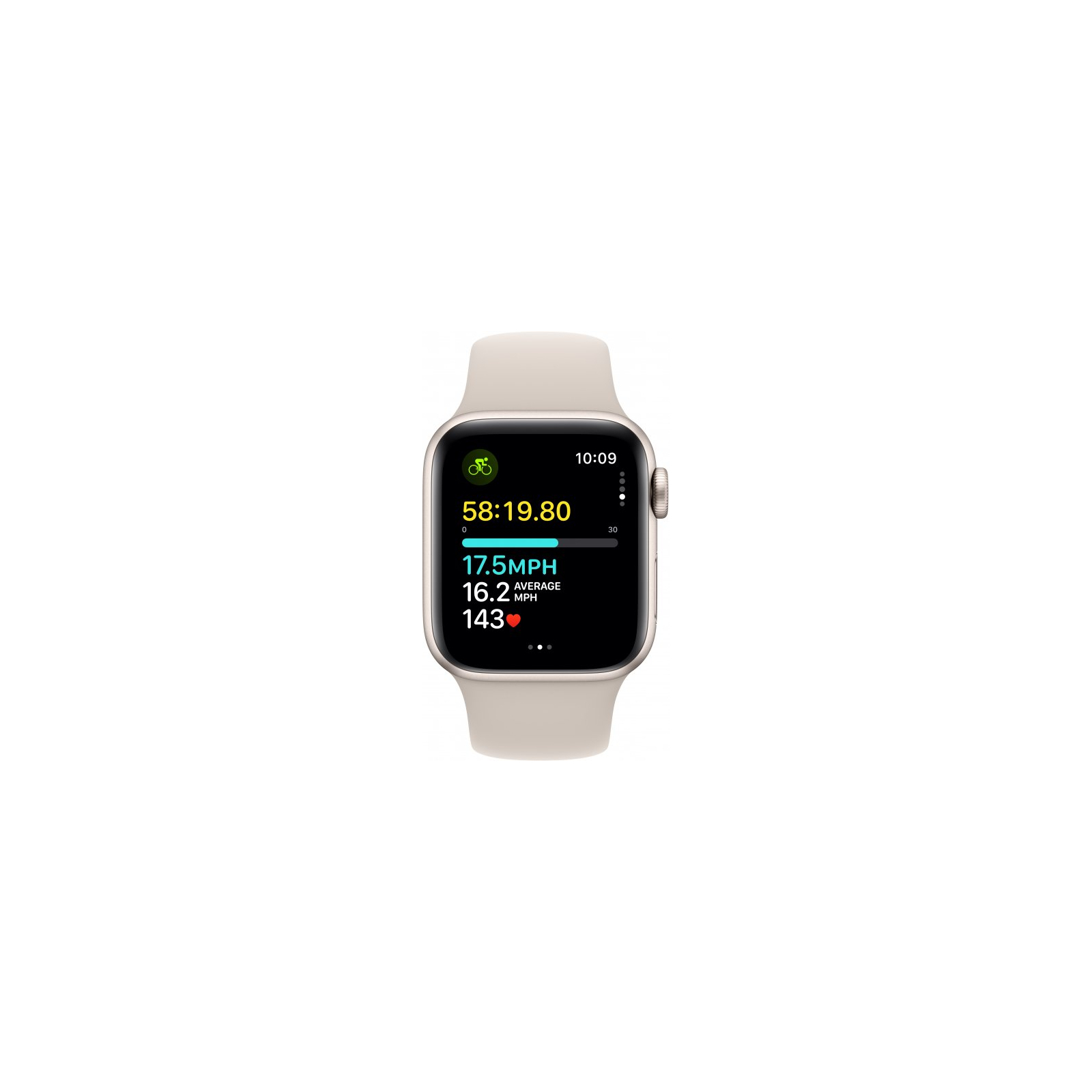 Смарт-годинник Apple Watch SE 2023 GPS 40mm Midnight Aluminium Case with Midnight Sport Band - S/M (MR9X3QP/A) зображення 6
