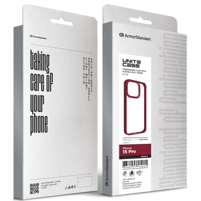 Чехол для мобильного телефона Armorstandart UNIT2 Apple iPhone 15 Pro White (ARM69980) изображение 5