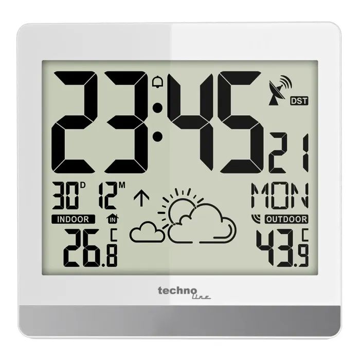 Настенные часы Technoline WS8119 White (DAS301203)